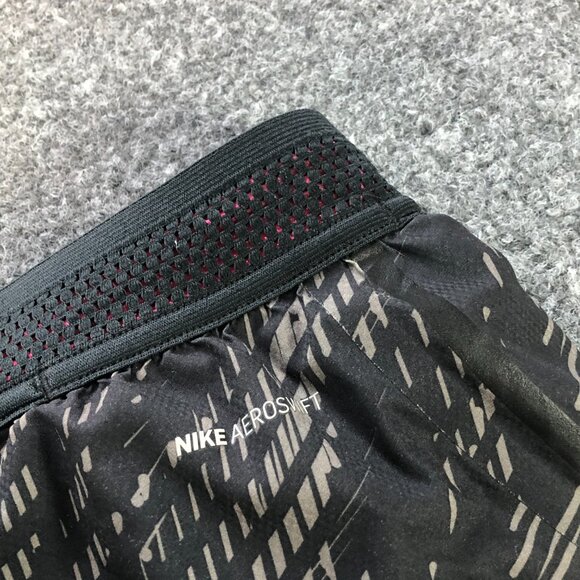 Nike Shorts Womens Small Black Pink Lined Performance AeroSwift Running Tennis - Picture 11 of 13